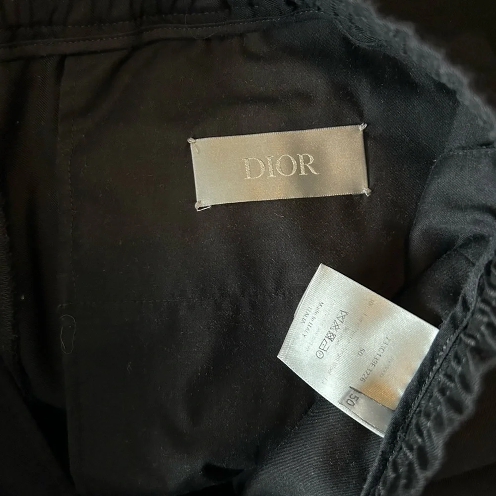 Dior Wool Tracks Jogger Pants